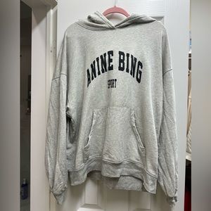 Anine Bing HARVEY SWEATSHIRT Heather Grey